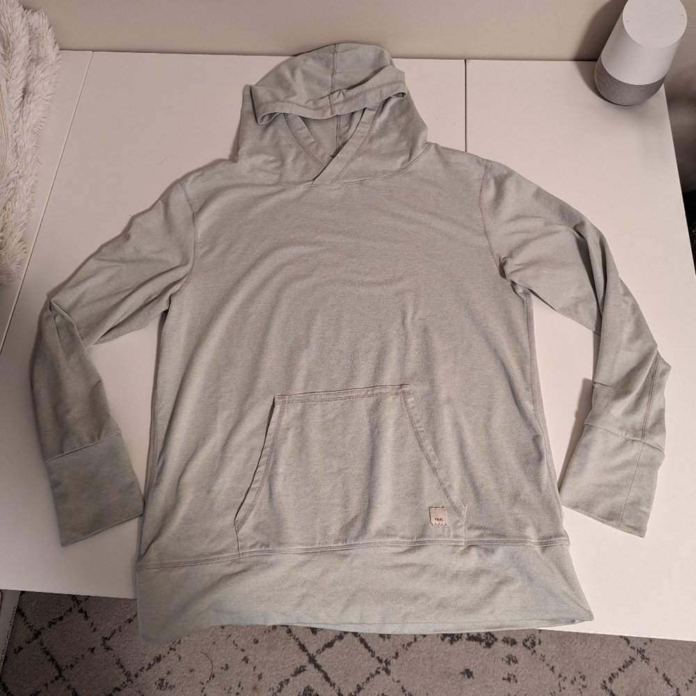 Vuori Light Gray Hoodie Sweatshirt
